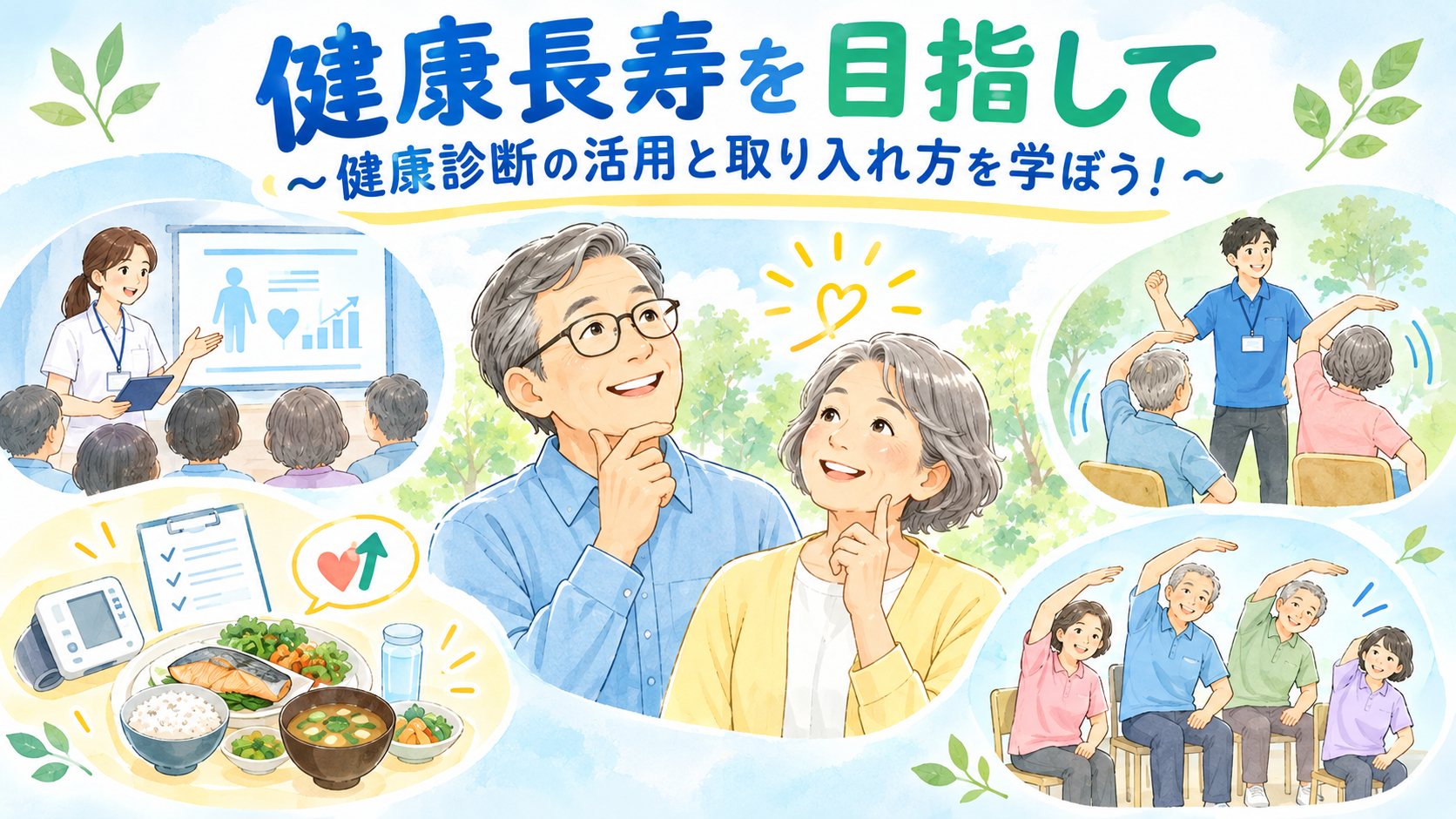 健康長寿を目指して～健康診断の活用と取り入れ方を学ぼう！～
